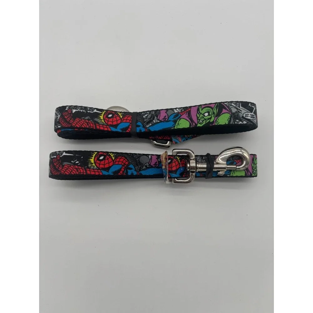 Buckle Down Marvel Spiderman and‎ Green Goblin Dog Leash